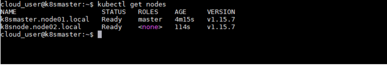 get nodes command