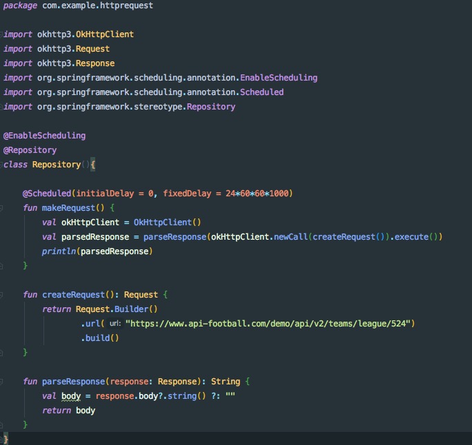 Kotlin code to call an external API using OkHttp
